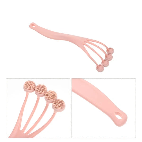 3 Pack Exfoliating Bath Brush Back Scrubber Shower for Women Body
