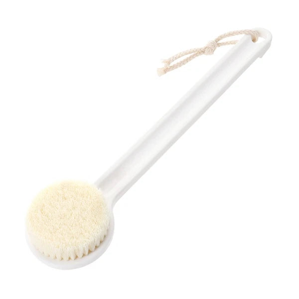 Long Handle Bath Scrubber Printed Exfoliating Shower Brush (Wapiti)