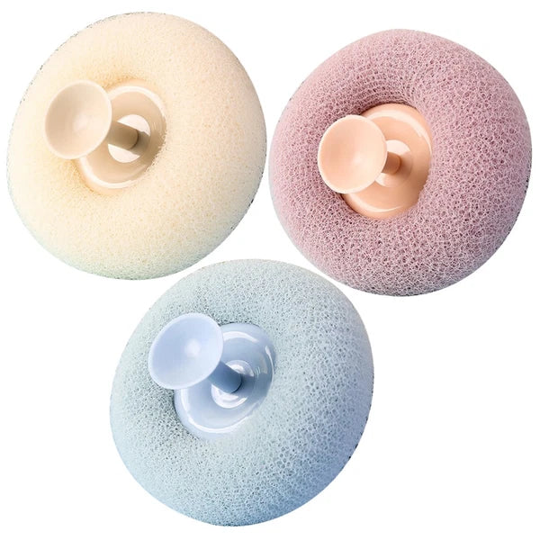 3 Pcs Bath Brush Scrubber for Body Scrubbers Accessories