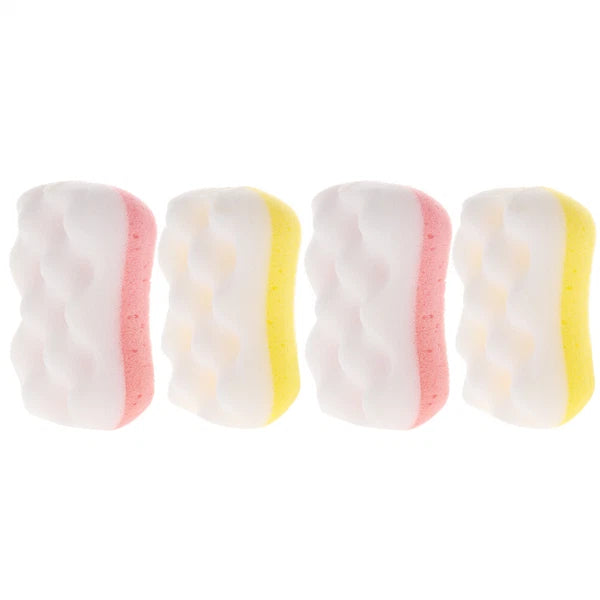 4pcs Body Sponge Set - Soft Bath for Luxurious Shower Experience