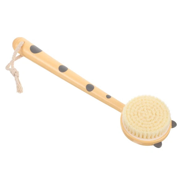 Leopard Print Bath Brush Exfoliating Back Scrubber for Shower Brushes