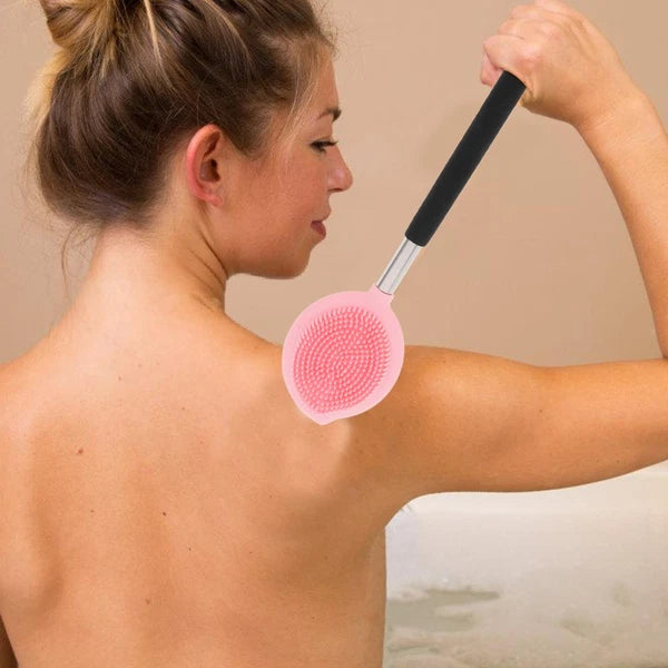 Silicone Bath Brush Man Body Scrubber Shower Scrubbers Back Exfoliating Tool