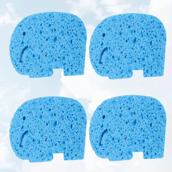 4 Pcs Baby Bath Sponge Miss Child Shower Body Kids Sponges for Bathing