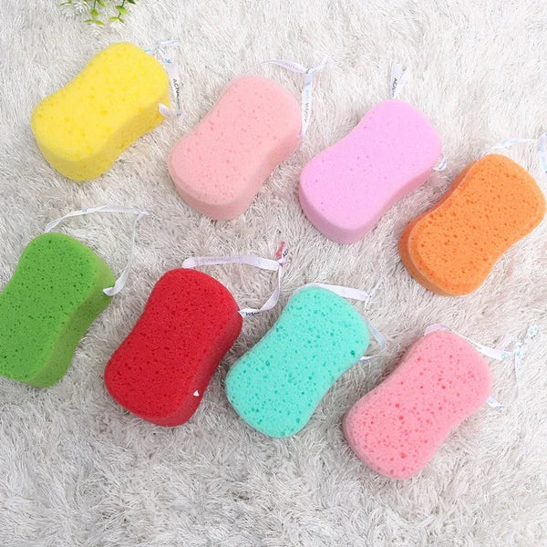 5Pcs Durable Body Bath Wipe Shower Exfoliating Sponge Body Brush Mixed Color
