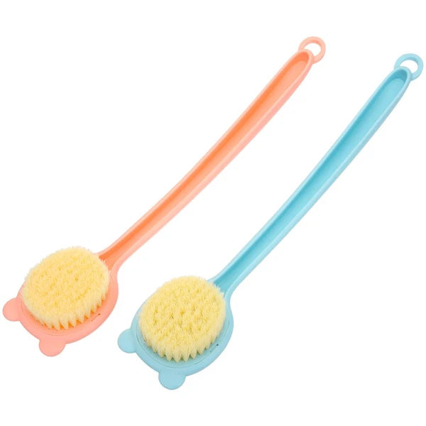 2 Pcs Bath Scrub Brush Man Body Exfoliator Exfoliating Back Scrubber