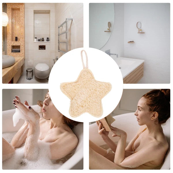 Loofah Bath Brush Child Natural Exfoliating Sponge Soap Scrubber