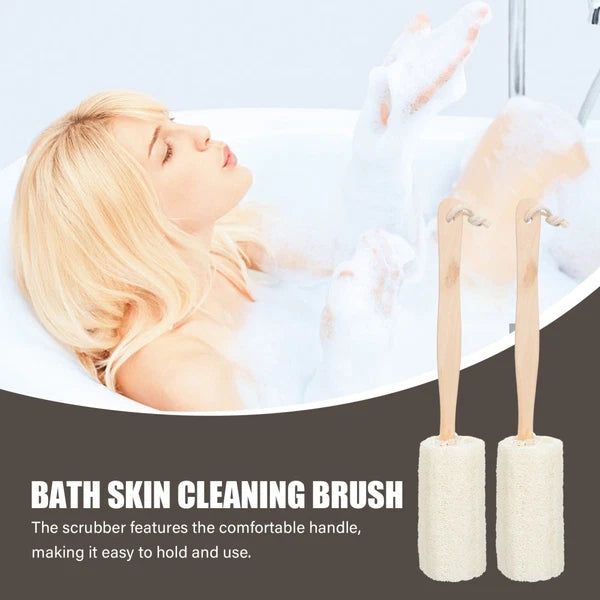 2 Pcs Loofah Bath Brush Miss Man Exfoliating Body Scrubber Shower