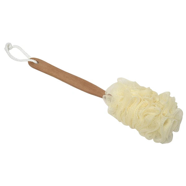 Spa Wellness Natural Wood Handheld Massager and Sponge Brushes