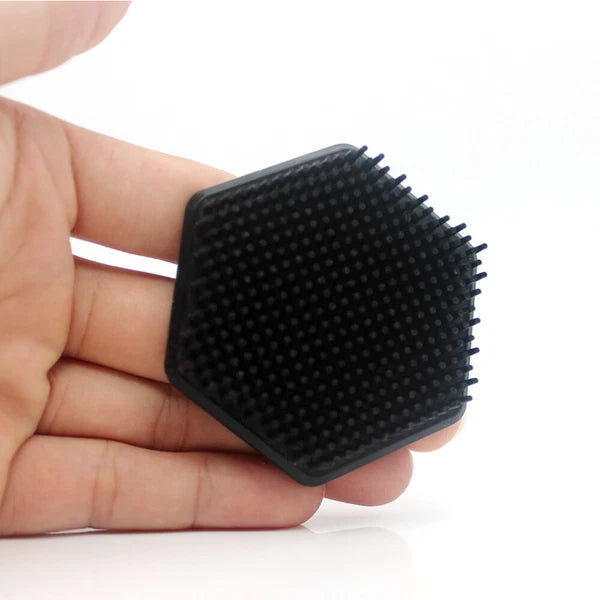 African Net Sponge Silicone Face Brush Scalp Scrubber Bath Body Shaving