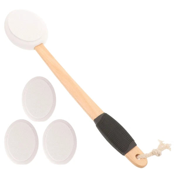 Anti- Bath Brush Set Back Exfoliator Elderly Cream Applicator for