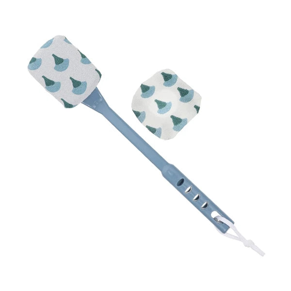 2 Pcs Scrub Bath Brush Back Shower Long Handle Scrubber for Use in