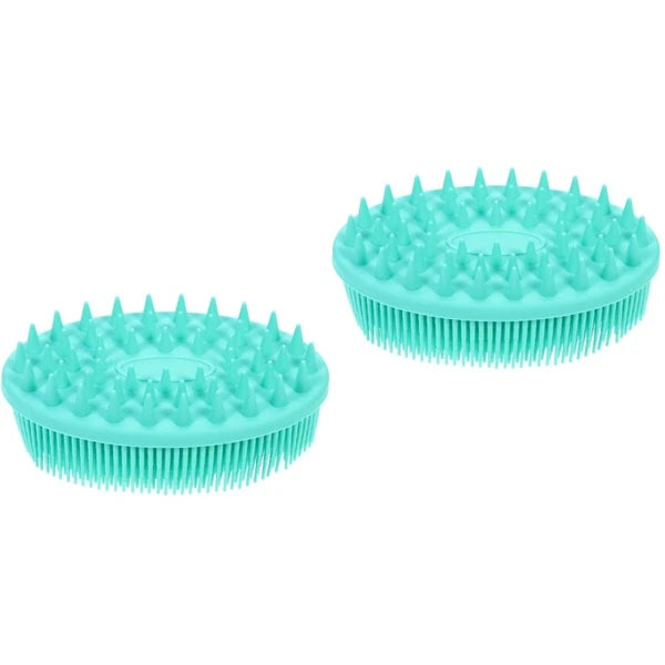 2 Pack Silicone Bath Brush Man Child Baby Adult Shower Practical
