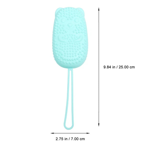 2 Pack Bath Scrubber Brush Exfoliating Body Shower Exfoliator Baby Back