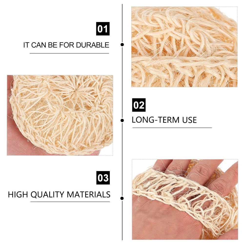 2 Pcs Sisal Bath Brush Man Mother Products Washing Scrubbers Shower Balls