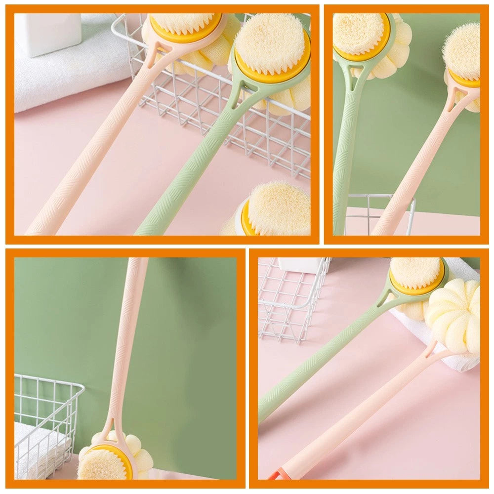 Bath Brush Multi-functional Exfoliating Long Shower Scrubber for Body