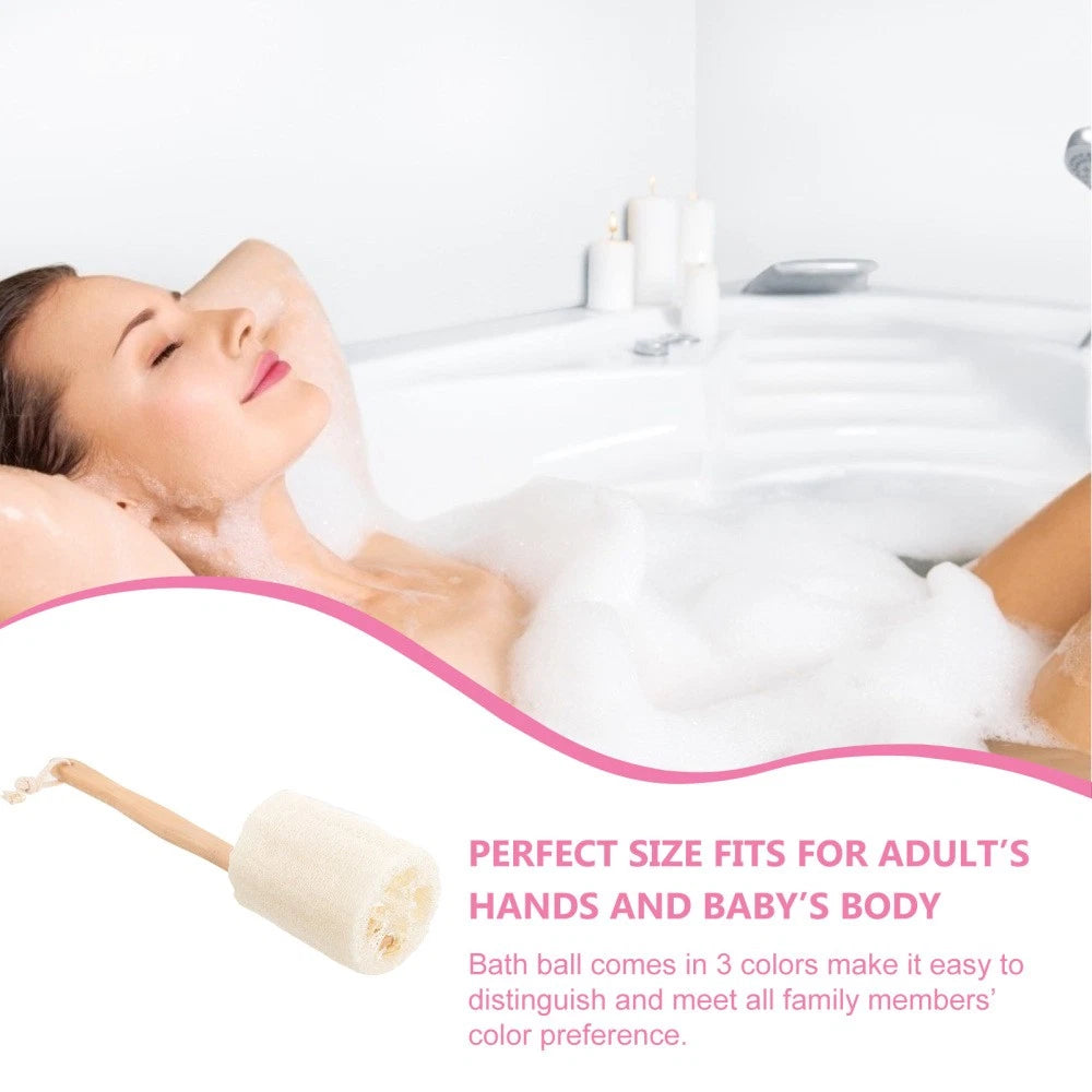 Bath Accessory Loofah Shower Brush Exfoliating Body Handheld Cleansing Skin