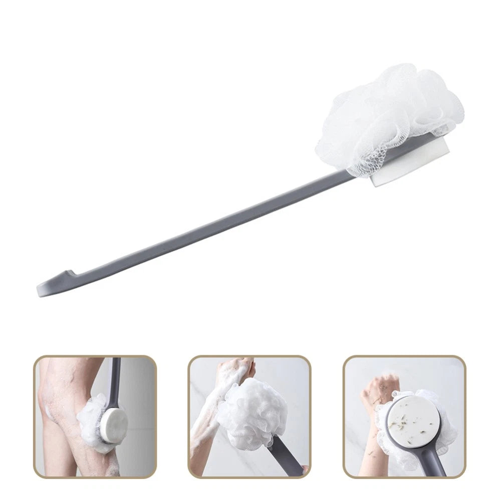 Bath Ball Brush Child Body Shower Scrubber Exfoliating Back with Handles