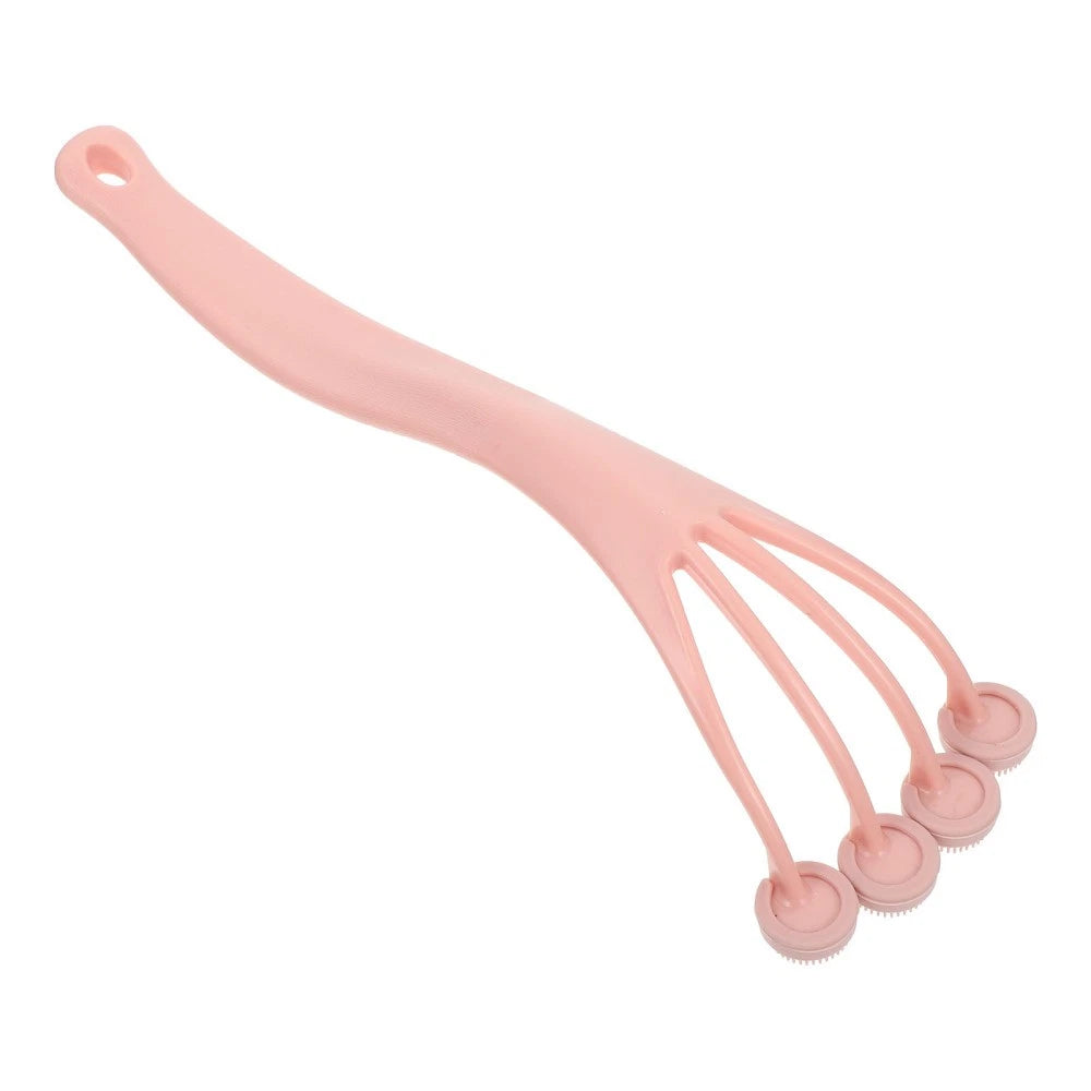 3 Count Exfoliating Bath Brush Shower Back Scrubber Long Handle for