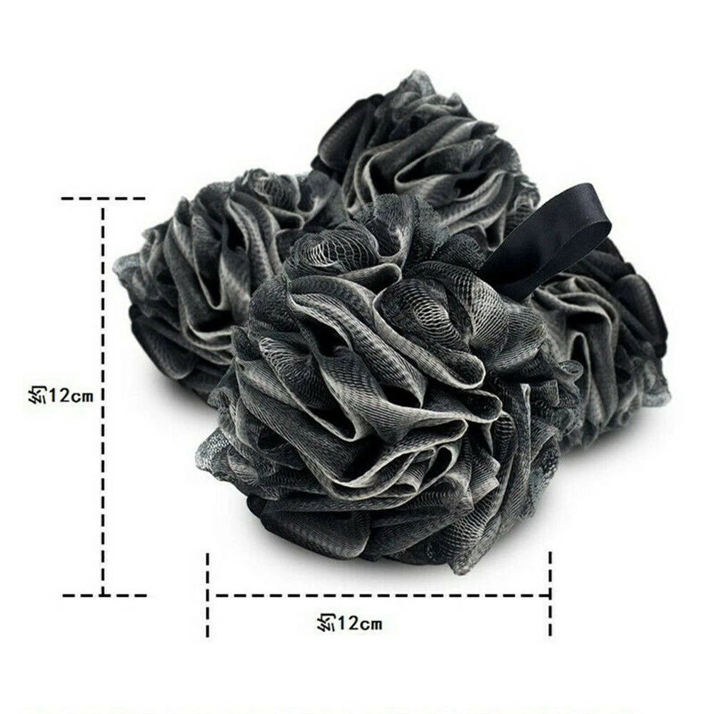Large Bath Shower Scrub Exfoliating Body Brush Scrubber Sponge Ball Mesh Puff`-