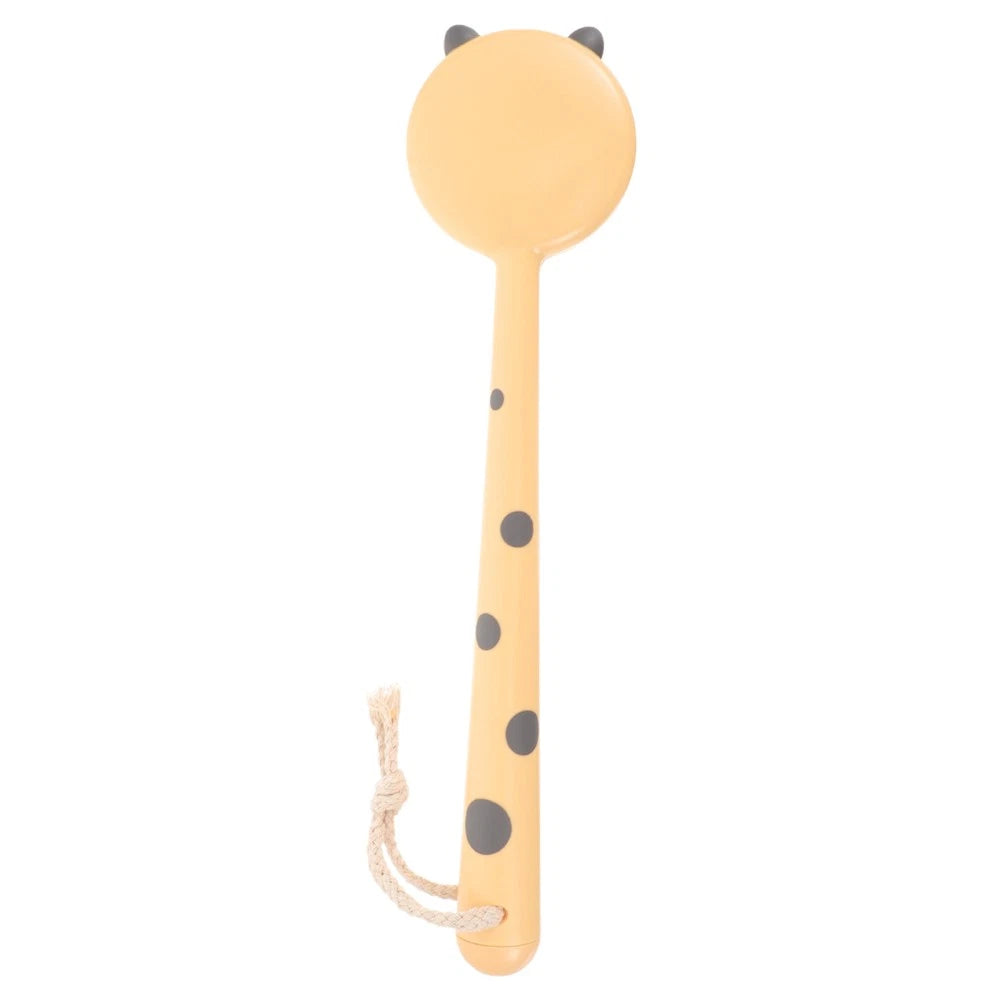Leopard Print Bath Brush Soft Body Scrubber Scrubbers for Back Fiber