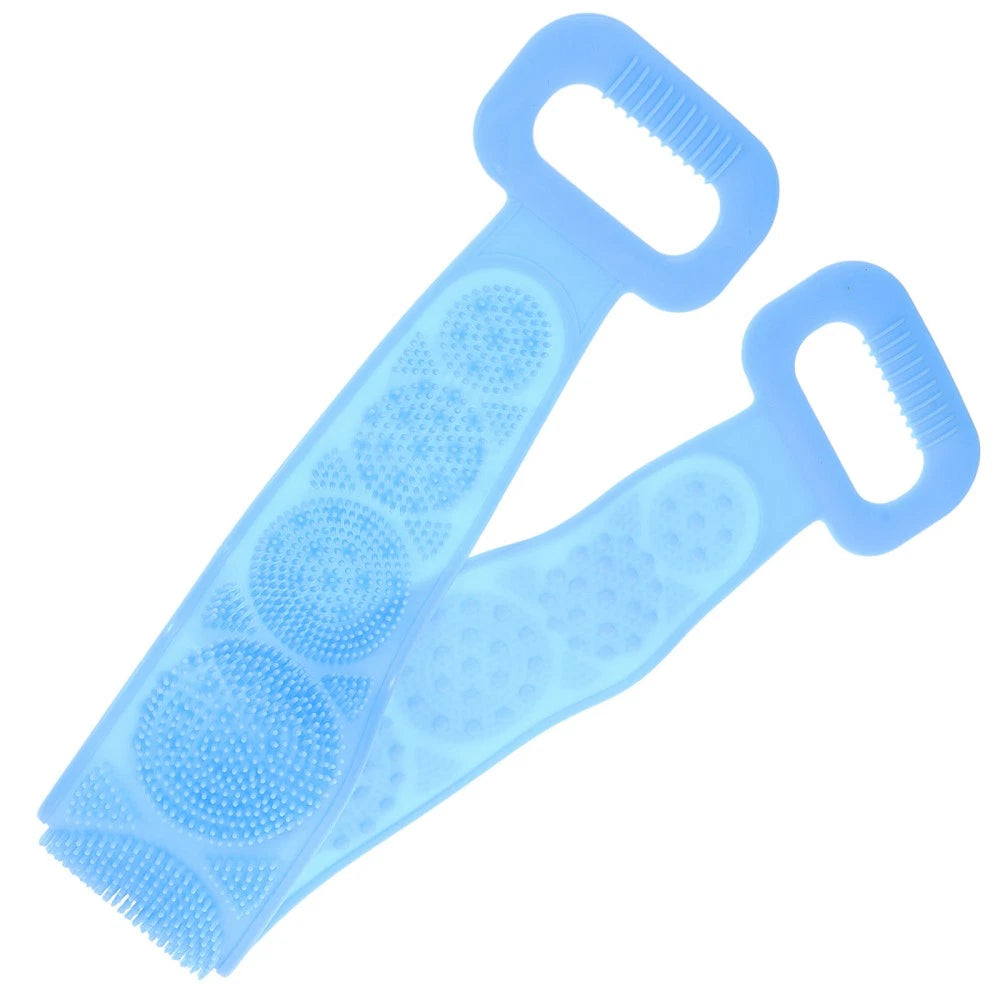 Silicone Body Brush Handle Silicone Back Washer Exfoliating Towel