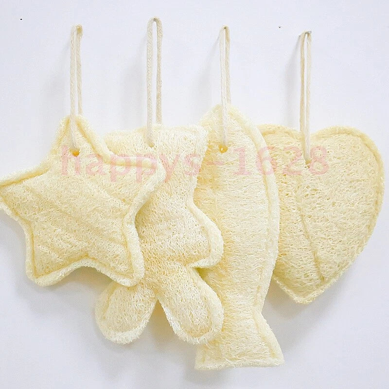 Body Exfoliating Loofah Back Scrubber Natural luffa Shower Bath Child Clean Skin