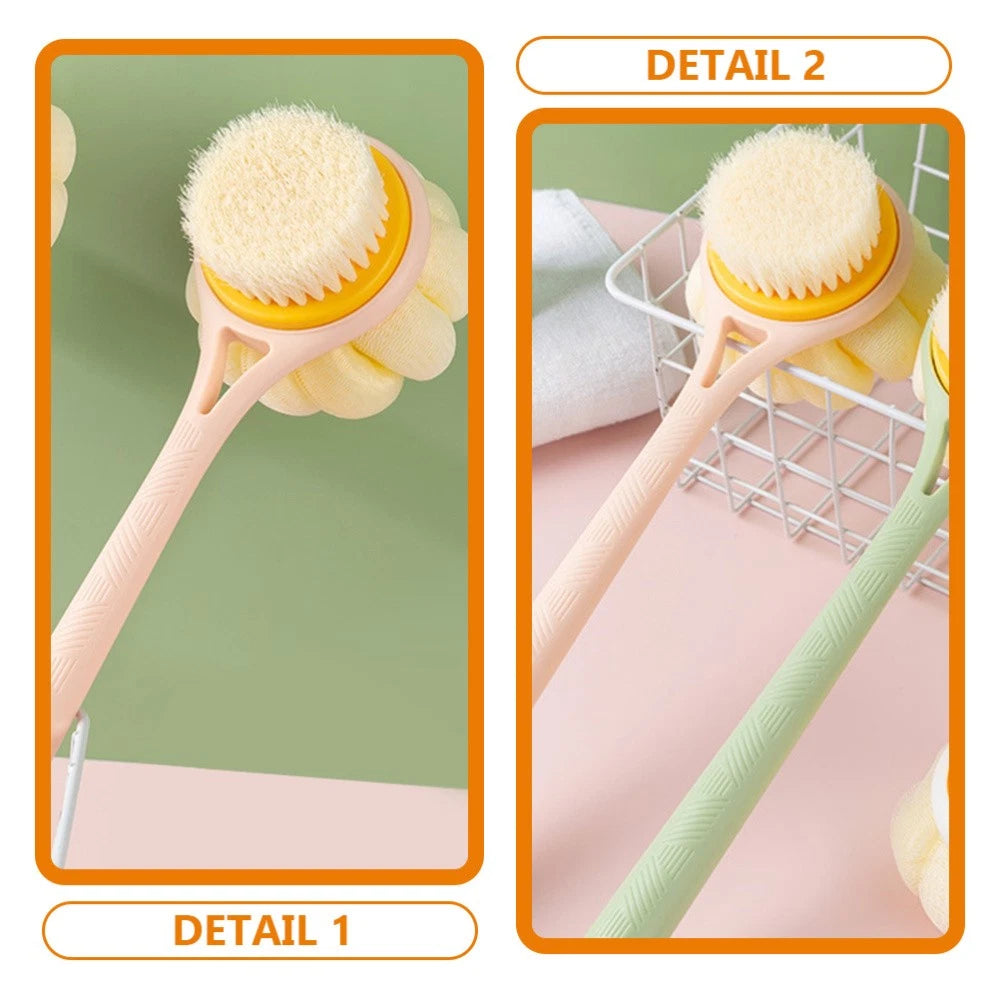 Bath Brush Multi-functional Exfoliating Long Shower Scrubber for Body
