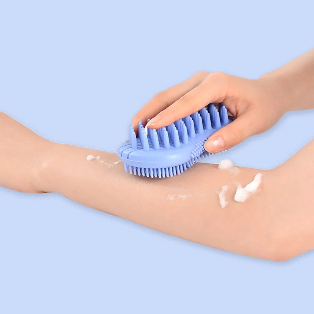 Bath Massage Child Body Scrubber Exfoliator Silicone Brushes