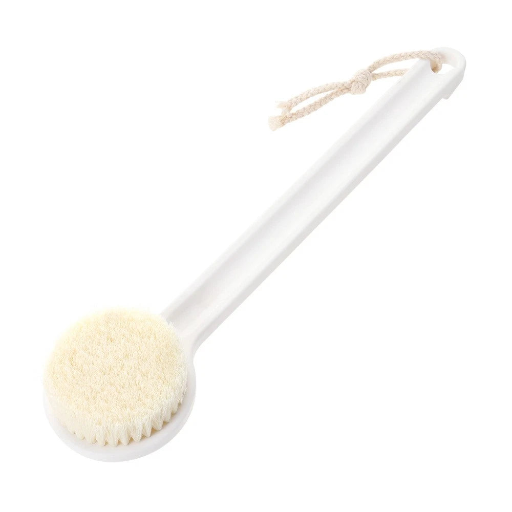 Long Handle Bath Scrubber Printed Exfoliating Shower Brush (Wapiti)