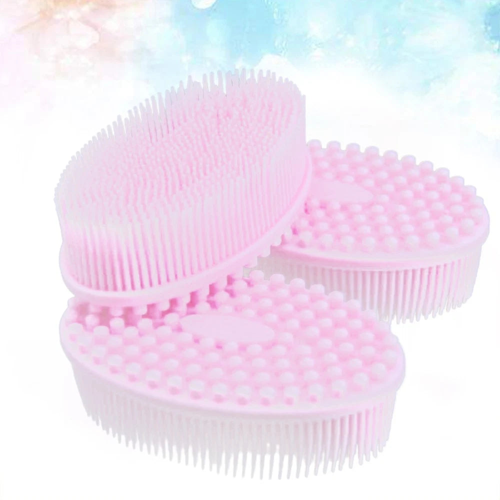 Bath Brush Body Scrubber Exfoliator Silicone Shower Skin