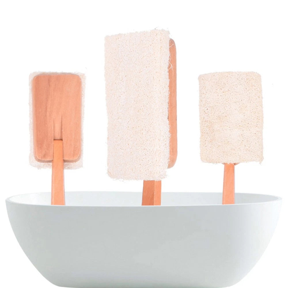 Loofah Bath Brush Exfoliating Body Sponge Massage Shampoo for Shower Bathing