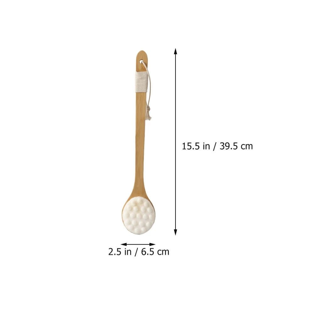 Long Handle Back Rubbing Cat Claw Brush Bath Body Scrubber Shower Exfoliating