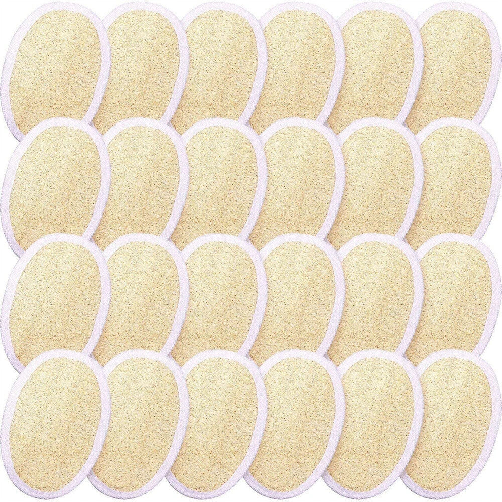 1/2/5X Biodegradable Shower Brushes Natural Loofah Exfoliating Sponge for Bath