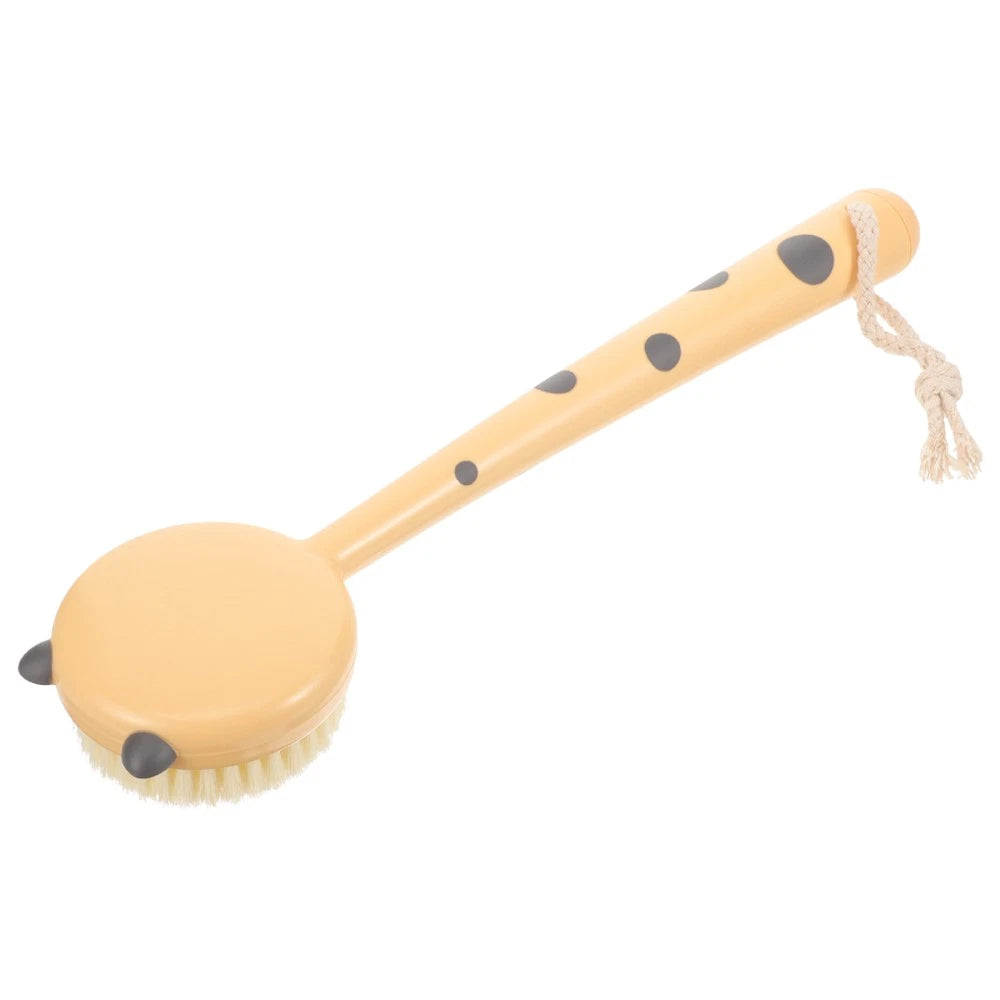 Leopard Print Bath Brush Exfoliating Back Scrubber for Shower Brushes