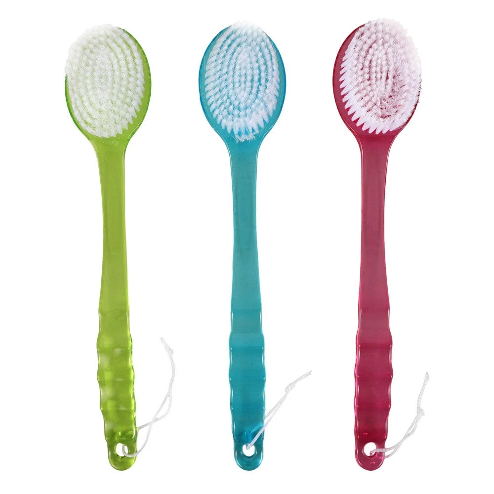 3 Pcs Bath Brush Bursh Shower Tool Back Loofah Exfoliating Body Scrubber