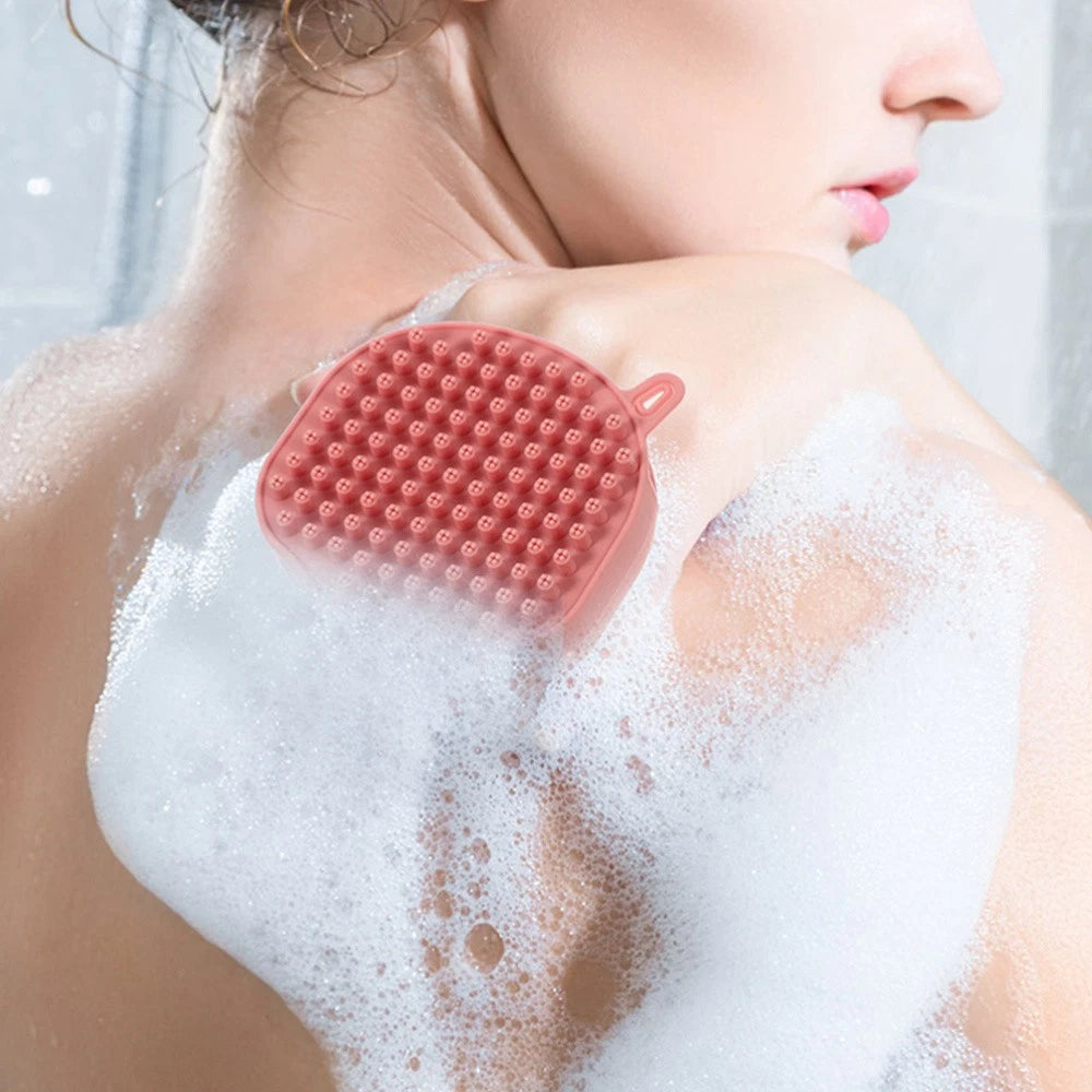 2 Pcs Shampoo Bath Brush Child Shower Scrubber Exfoliating Brushes