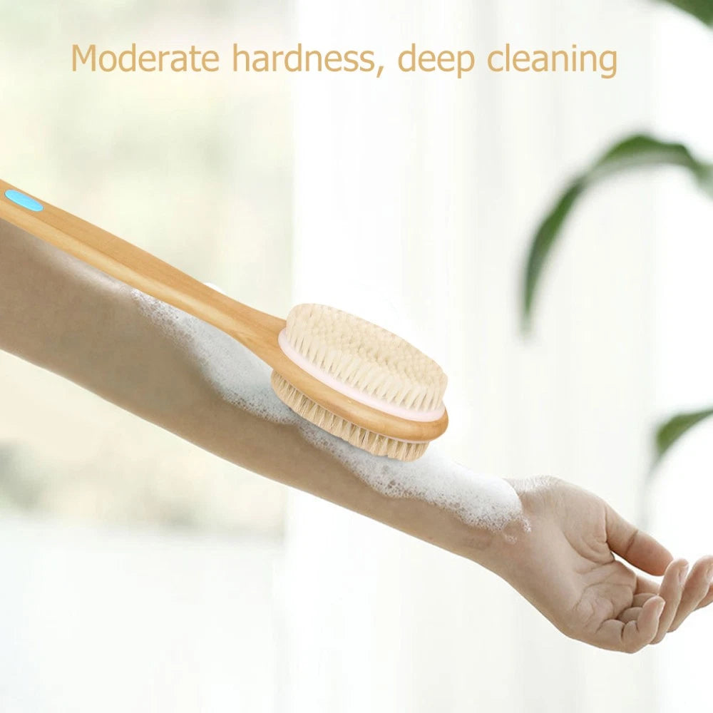 Massage Bath Brush Body Exfoliator Shower Scrubber Comb Double-sided