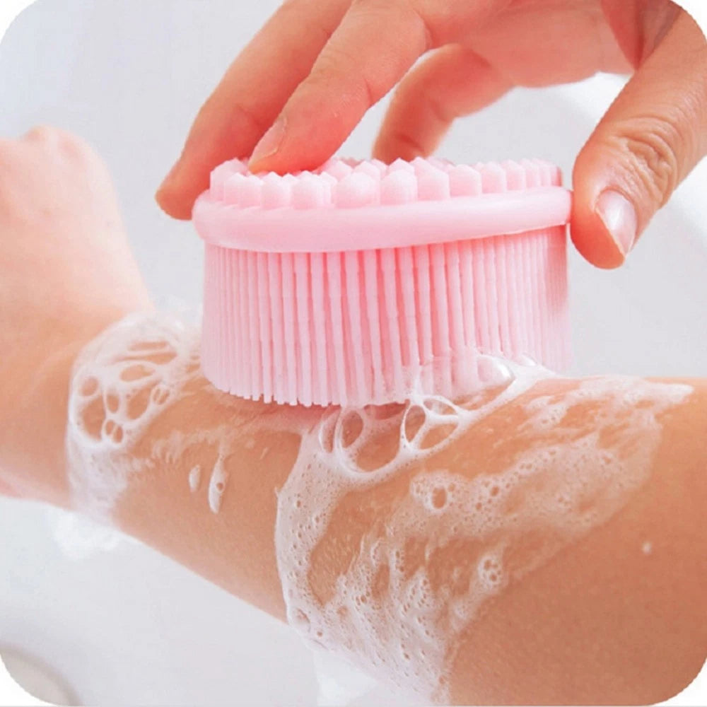 Bath Brush Body Scrubber Exfoliator Silicone Shower Skin