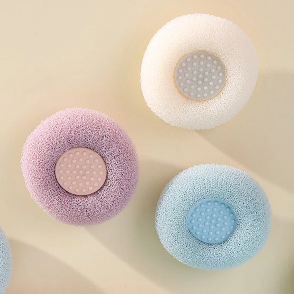 3 Pcs Bath Brush Miss Shower Exfoliator Scrubber for Woman