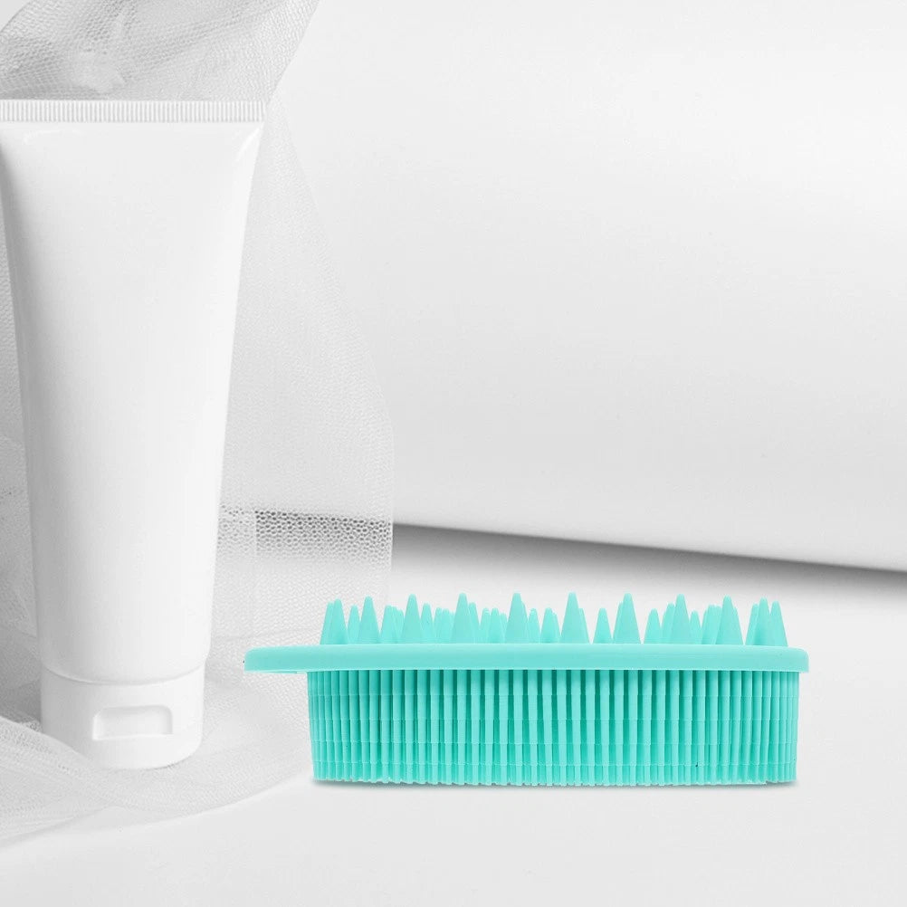 Bath Brush Work Silicone Body Shower Bathroom Scrubbing Exfoliating