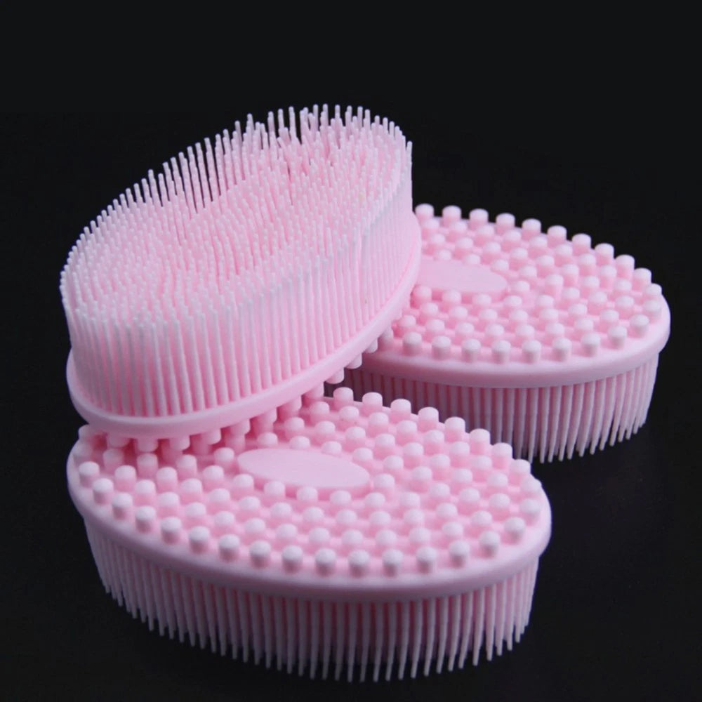 Bath Brush Body Scrubber Exfoliator Silicone Shower Skin
