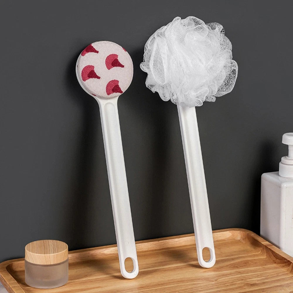 Double-sided Silicone Shower Brush Body Cleaning Exfoliating Scrubber