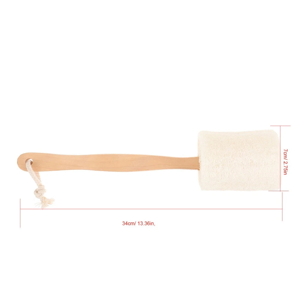 Loofah Shower Brush Body Scrub Exfoliator Handheld Cleansing Skin