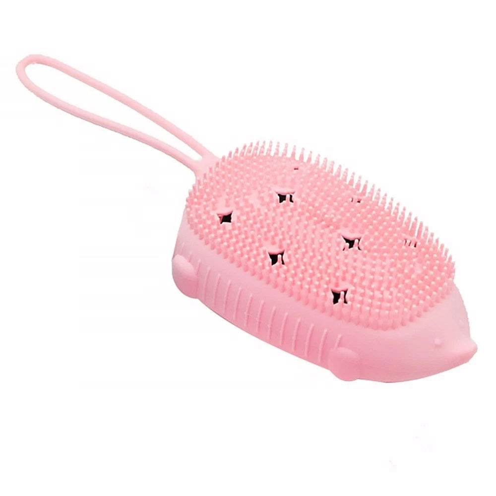 Bath Brush Child Scrubber Bathroom for Bathing Double Sided Shower