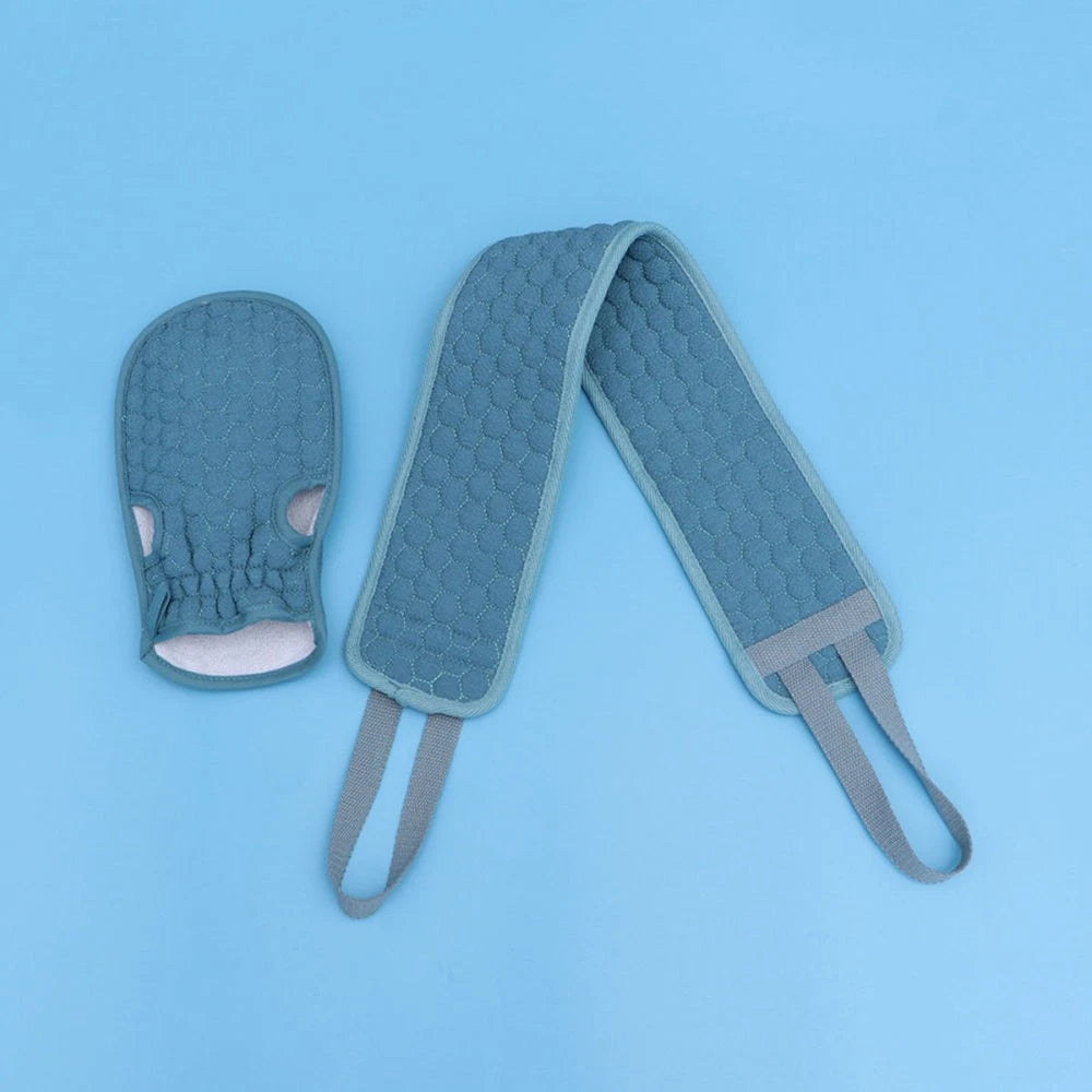 Bath Back Scrubber Bath Body Brush Exfoliating Bath Pads Bath Scrubber Glove