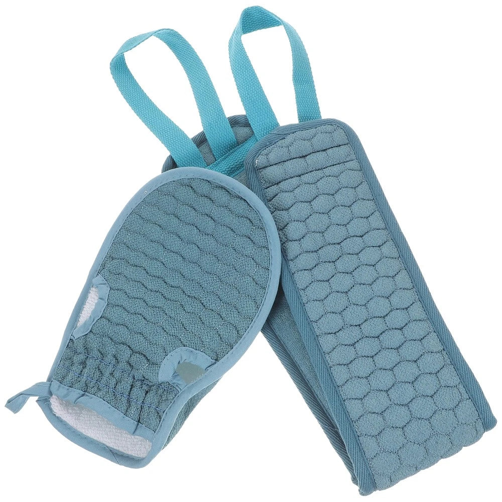 Bath Back Scrubber Bath Body Brush Exfoliating Bath Pads Bath Scrubber Glove