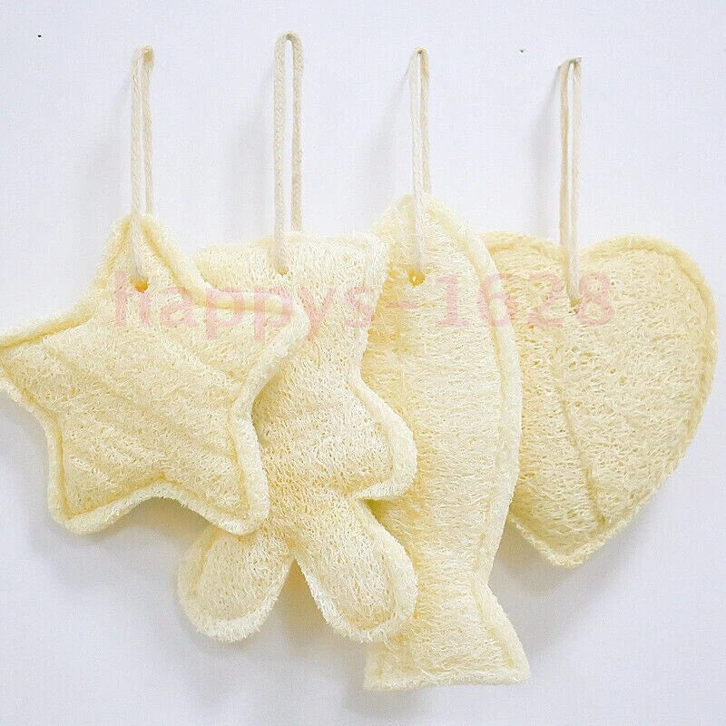Body Exfoliating Loofah Back Scrubber Natural luffa Shower Bath Child Clean Skin