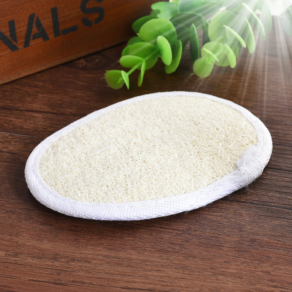 Natural Bath Pro Loofah Pad - Shower Sponge Body Scrubber Exfoliating Wash Pad,-