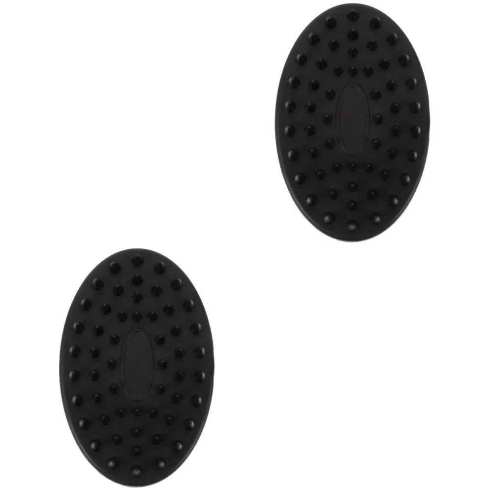 2 PCS Silicone Shampoo Brush Woman Baby Body Shower Scrubber Hair Infant Bath