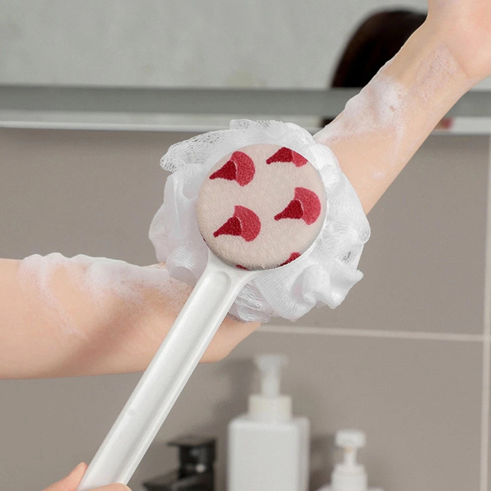 Double-sided Silicone Shower Brush Body Cleaning Exfoliating Scrubber